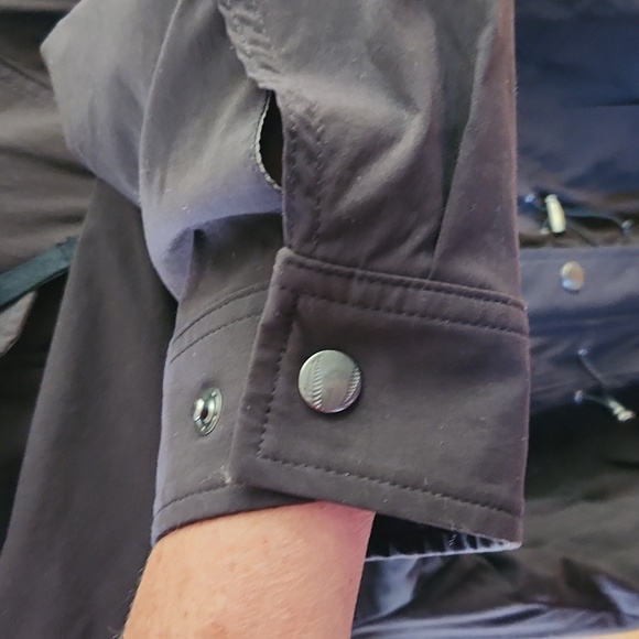 L.L. Bean Women's Black Jacket Coat With Detachable Hood Size Large - Picture 12 of 12